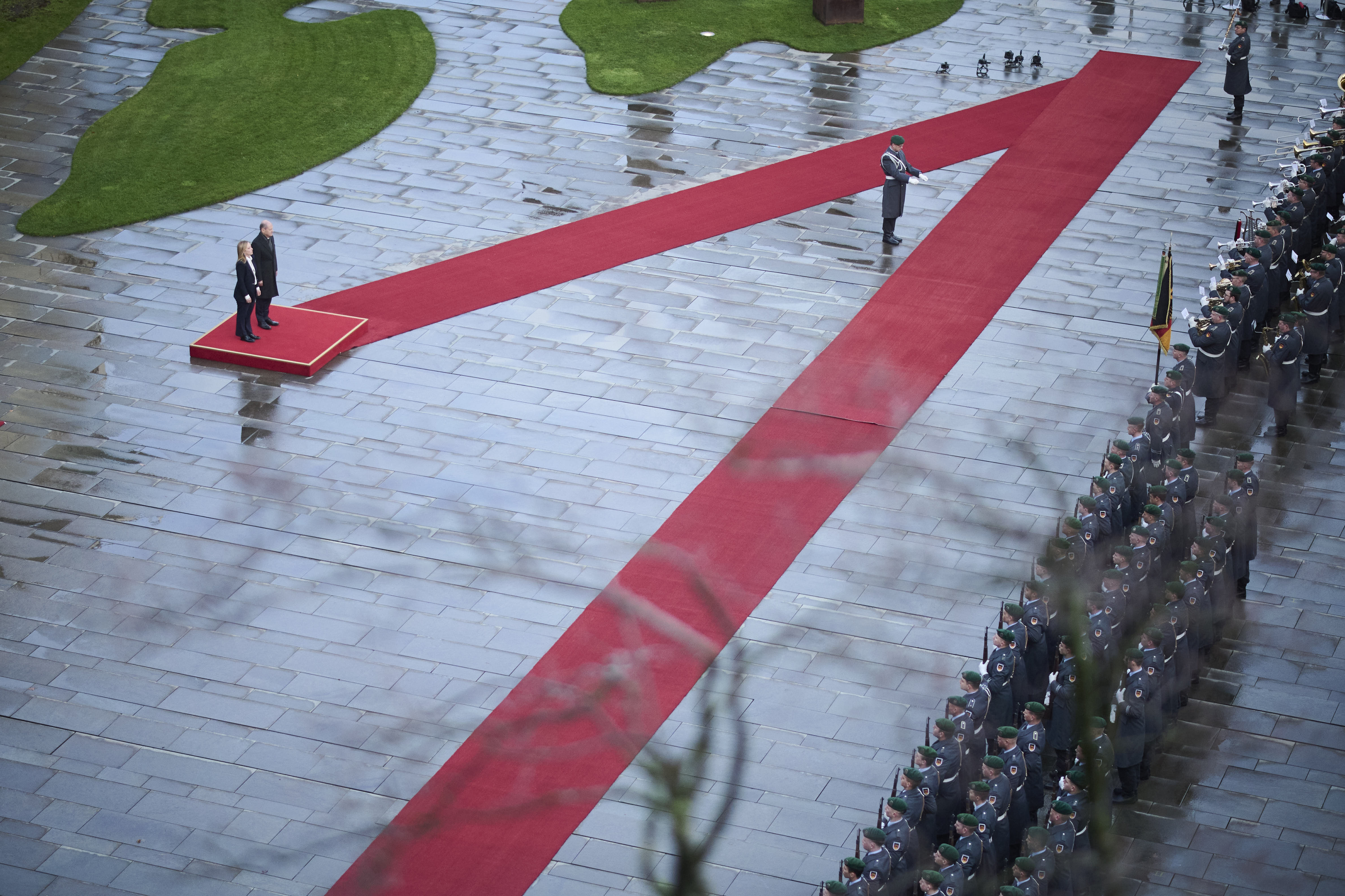 Olaf Scholz trifft Giorgia Meloni in Berlin