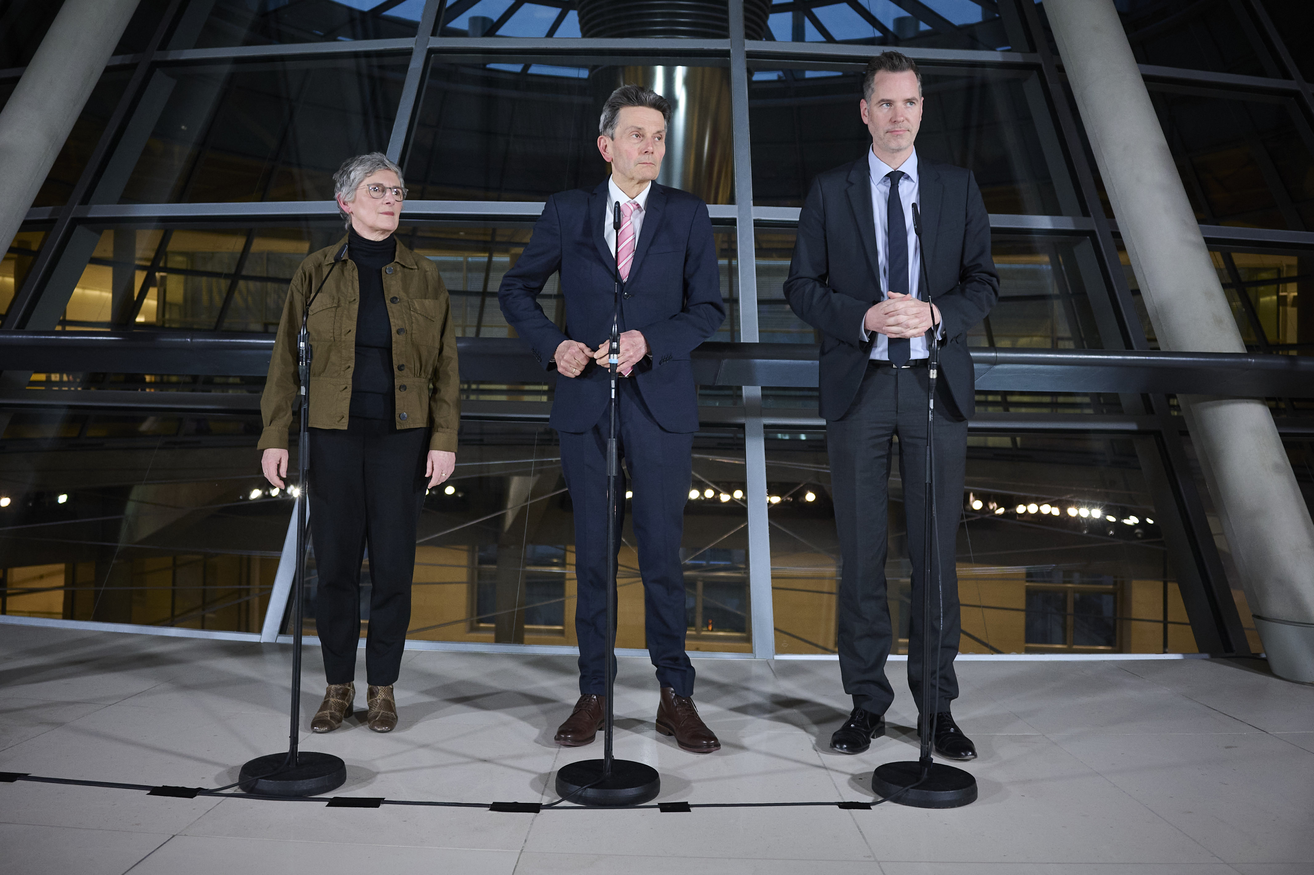 Berlin, Statement der Ampel-Koalitionsfraktionen im Bundestag zur Wahlrechtsreform