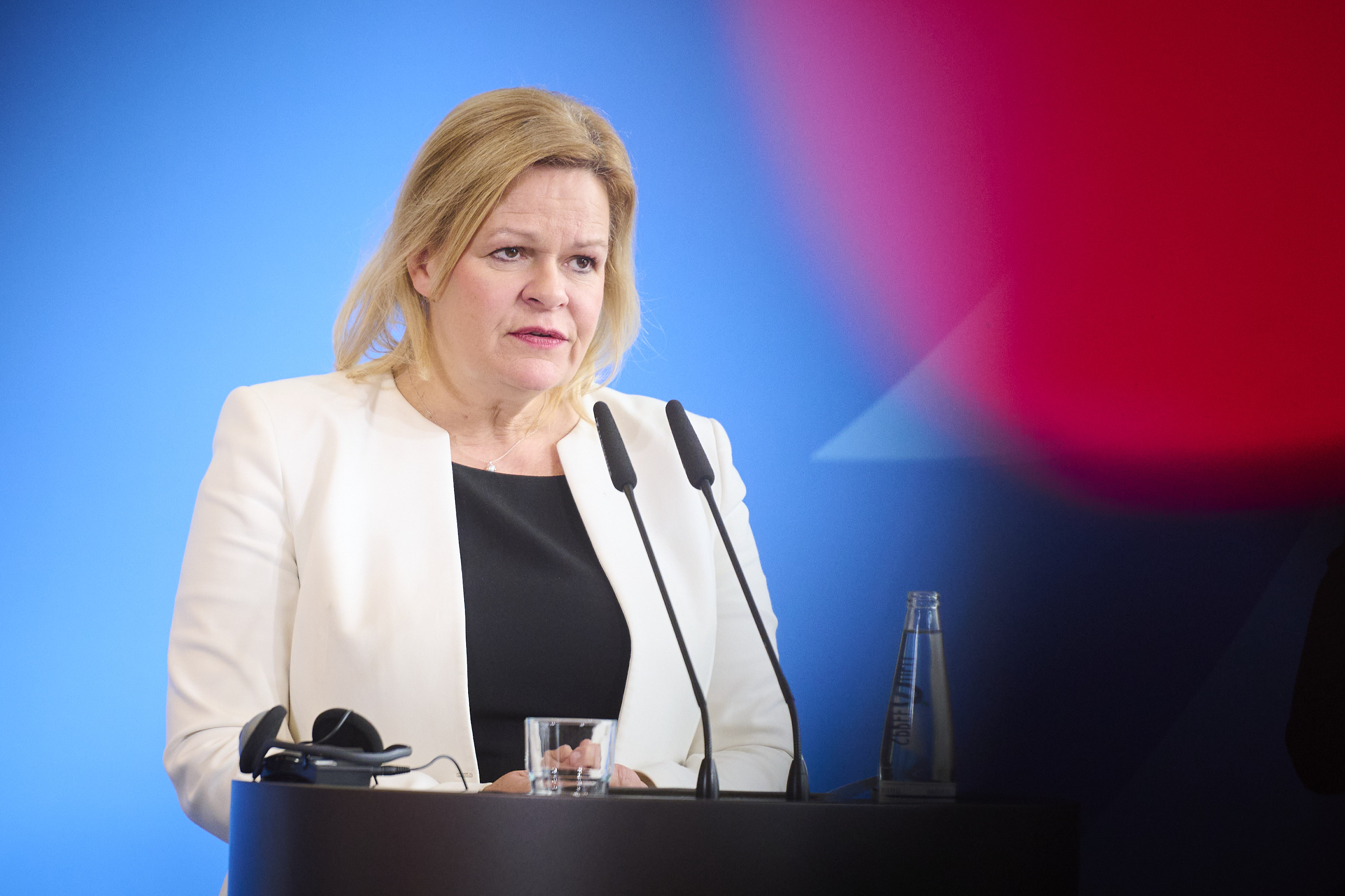 Berlin, Nancy Faeser berät mit Amtskolleginnen über die europ