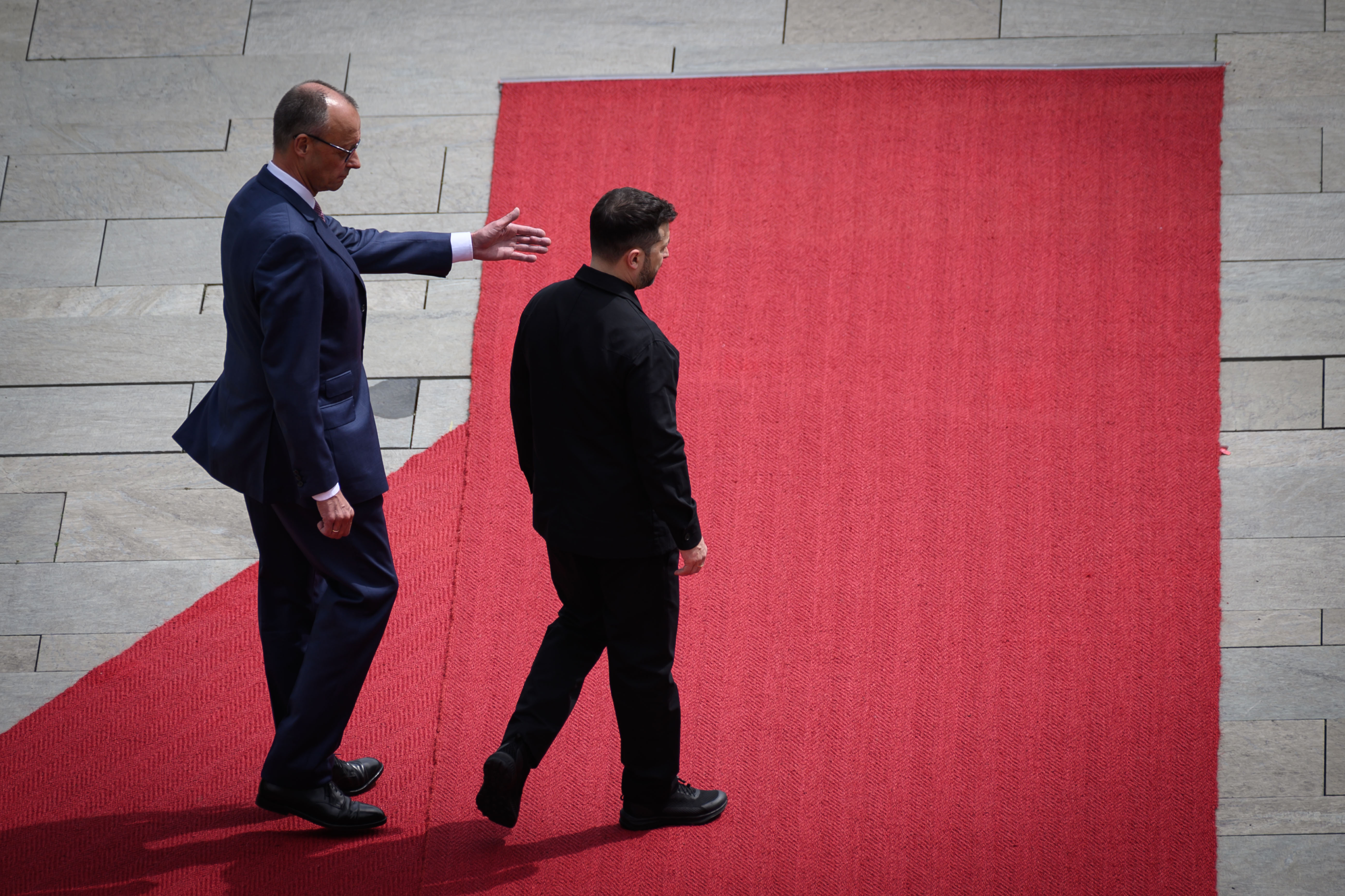 Berlin, Bundeskanzler Friedrich Merz trifft Wolodymyr Selenskyj