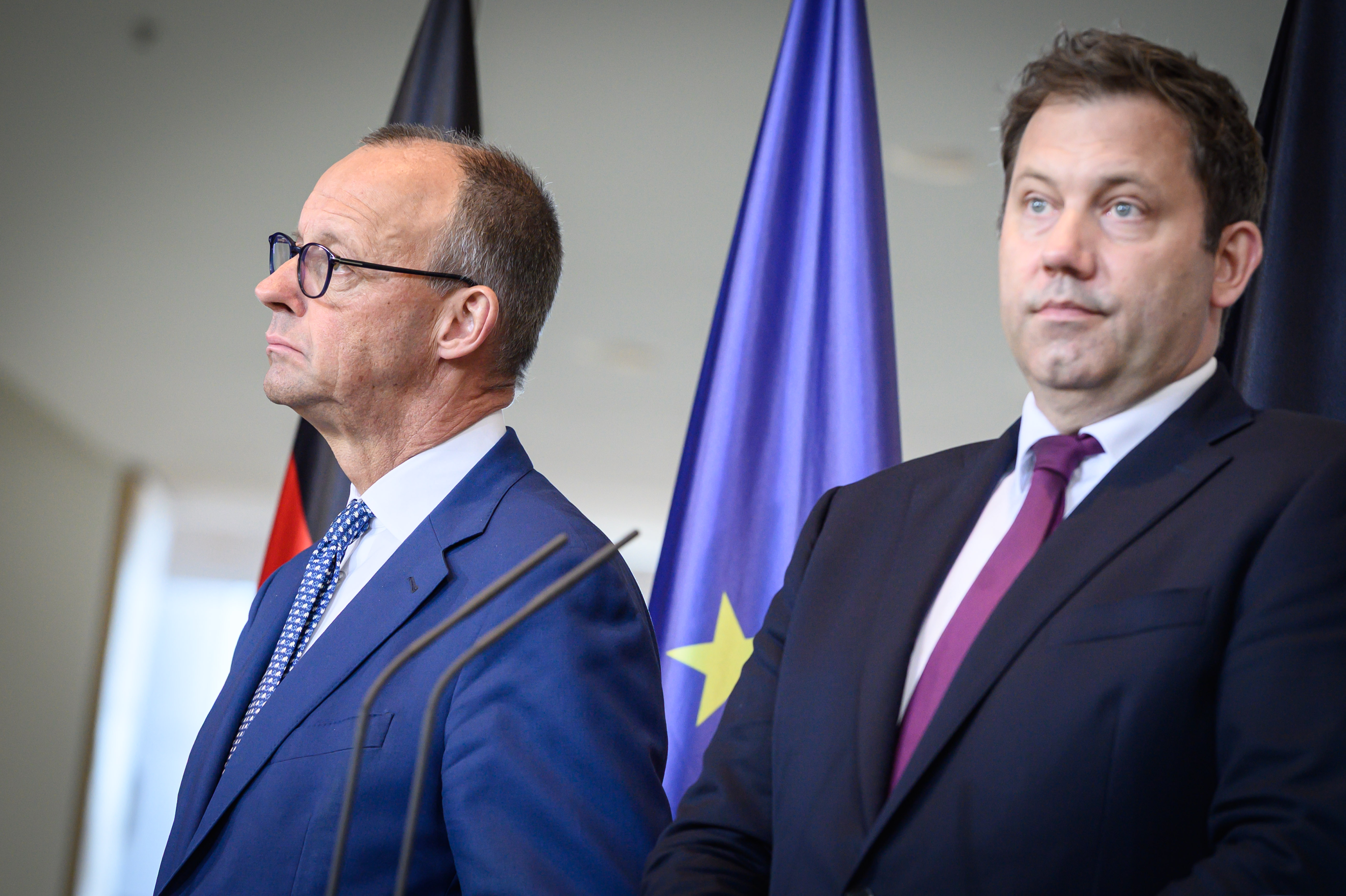 Berlin, Stahlgipfel im Bundeskanzleramt, Pressekonferenz